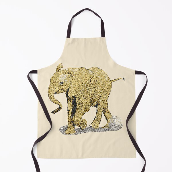 Item preview, Machine embroidery, Cute Embroidered Baby Elephant, Stitch crafting, unique embroidered art designed and sold by RudolphBarnard.