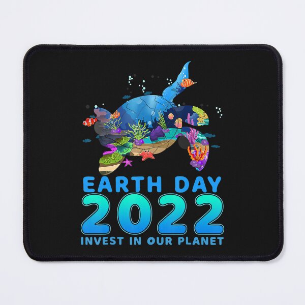 Item preview, Earth Day Turtle Environmental Style Floral Pattern designed and sold by blackspiderkid.