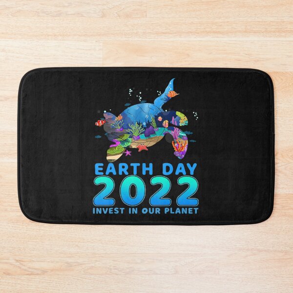 Item preview, Earth Day Turtle Environmental Style Floral Pattern designed and sold by blackspiderkid.