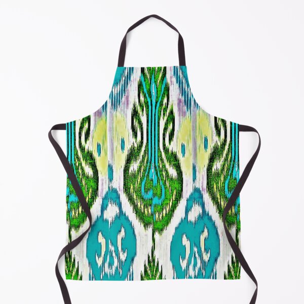 Item preview, Floral designs Uzbek ikat patterns - Ikat designed and sold by LeFabriqueOuz.