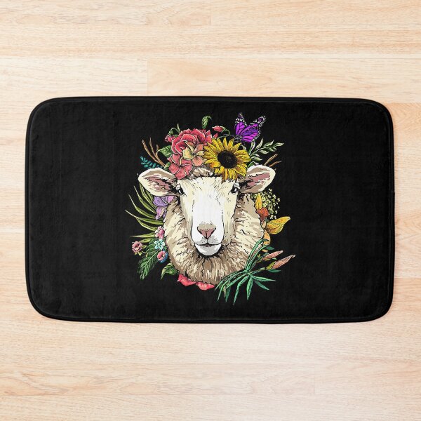 Item preview, Floral Sheep Spring Nature Farm Sheep Lovers designed and sold by davetmccall.