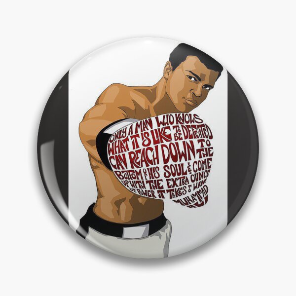 Item preview, Muhammad Ali Muhammad Ali Comeback From Defeat Sticker designed and sold by jubertxub.