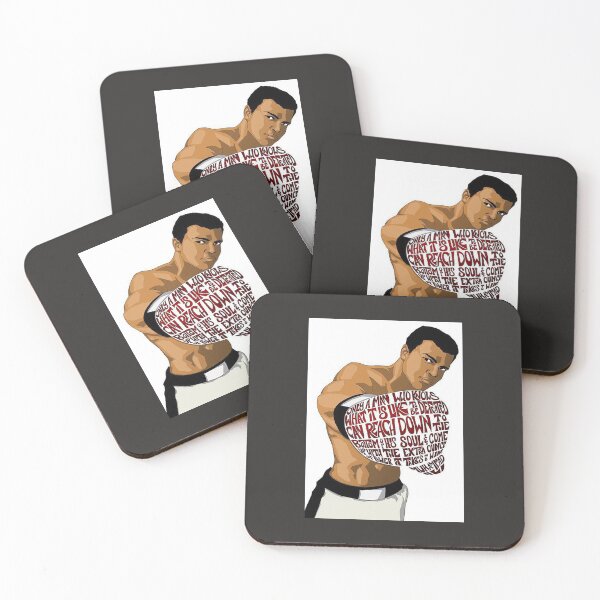 Item preview, Muhammad Ali Muhammad Ali Comeback From Defeat Sticker designed and sold by jubertxub.