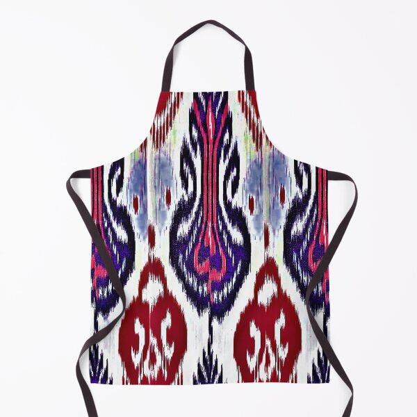 Item preview, Floral designs Uzbek ikat patterns - Ikat designed and sold by LeFabriqueOuz.