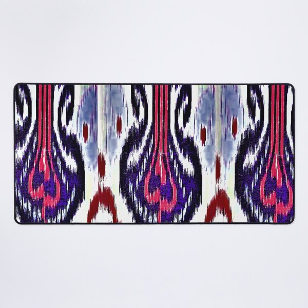 Item preview, Floral designs Uzbek ikat patterns - Ikat designed and sold by LeFabriqueOuz.