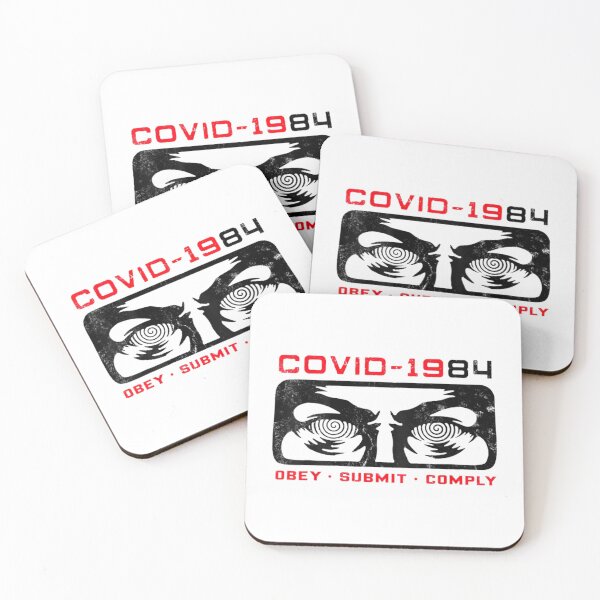 Item preview, Funny Covid Obey Comply Retro Vintage designed and sold by blackspiderkid.