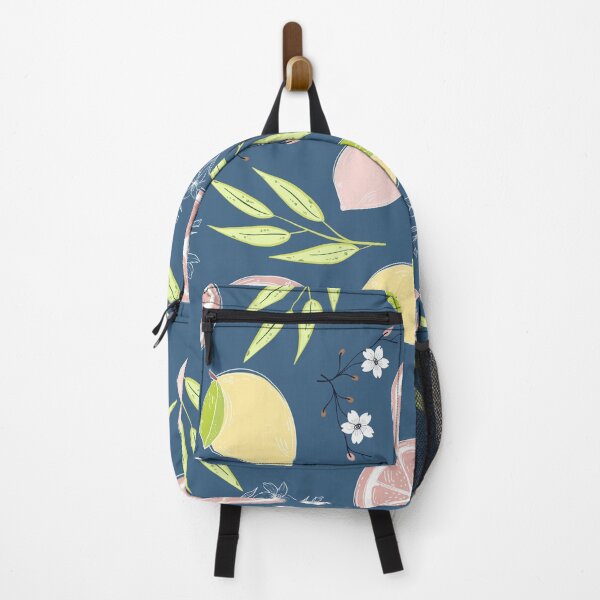 Item preview, Lemon Pattern (blue) designed and sold by Dorina Larsdotter.