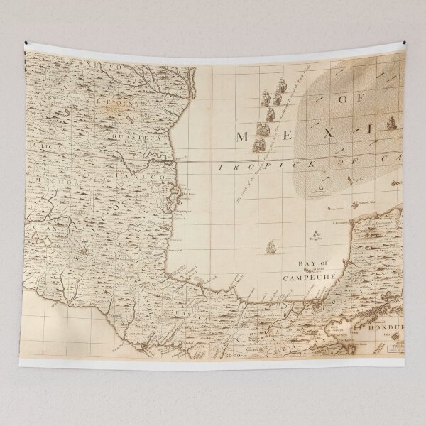 Item preview, A map of the British Empire in America with the French and Spanish settlements adjacent thereto designed and sold by Vintage Designs +.