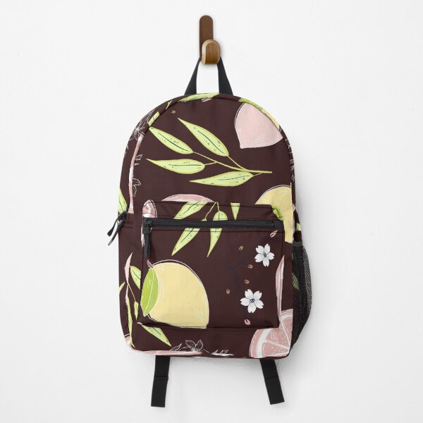 Item preview, Lemon Pattern (brown) designed and sold by Dorina Larsdotter.