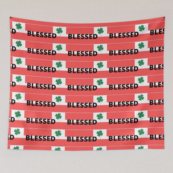 Item preview, BLESSED. cool feelings Quotes designed and sold by Heavdaiin.