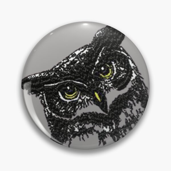 Item preview, Machine embroidery, Monochrome Beautiful   Embroidered Owl, Stitch crafting, unique embroidered art designed and sold by RudolphBarnard.