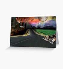 Infinite Future Chaos Greeting Card