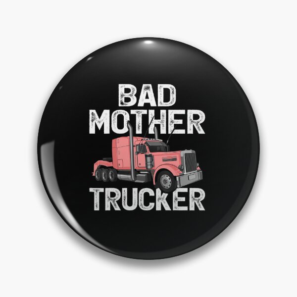 Item preview, Funny Truck Driver Bad Mother Trucker Cartoon designed and sold by blackspiderkid.