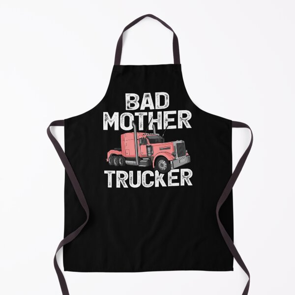 Item preview, Funny Truck Driver Bad Mother Trucker Cartoon designed and sold by blackspiderkid.