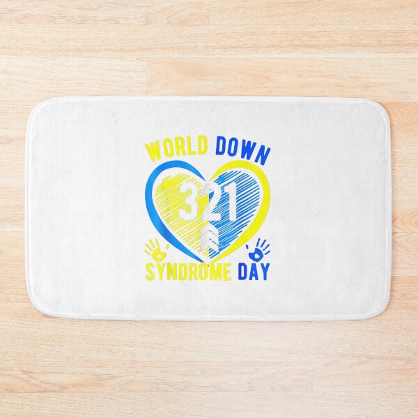 Item preview, Blue Yellow Heart World Down Syndrome Awareness Day  designed and sold by queencrown.