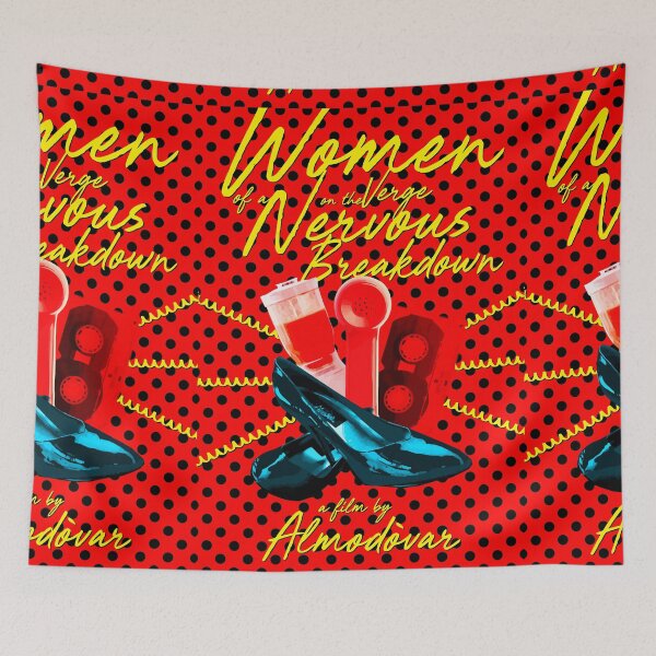 Item preview, Women at the edge of a nervous breakdown poster Red designed and sold by Backstage by Leyzel.