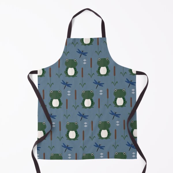 Item preview, Frogs on blue designed and sold by reneesillus.