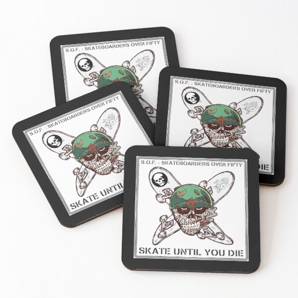 Item preview, Skateboarders Over 50 Sticker designed and sold by madisonbau.