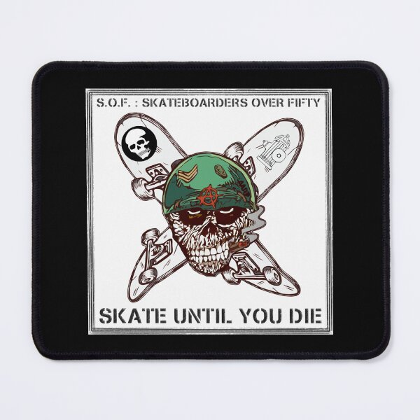 Item preview, Skateboarders Over 50 Sticker designed and sold by madisonbau.