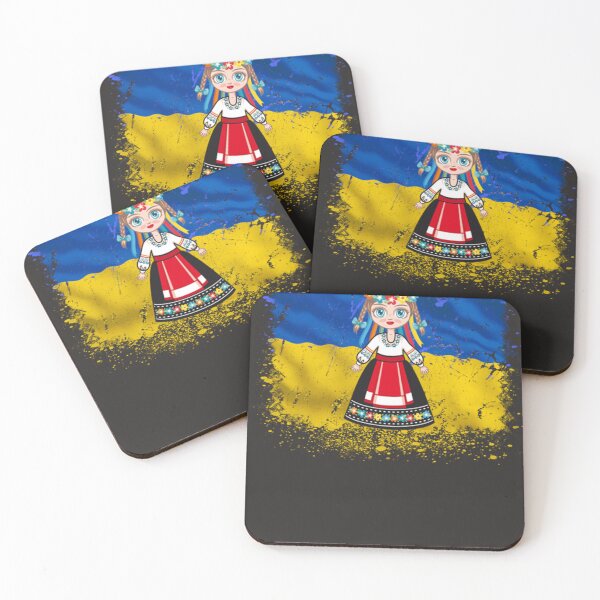 Item preview, Girl in Ukrainian National Dress Ukraine Flag Classic designed and sold by bartellaho.