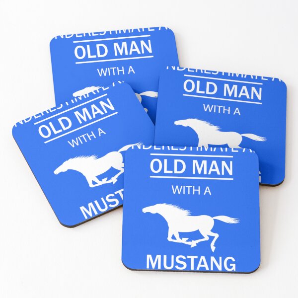 Item preview, Never underestimate an old man with a Mustang Classic T-Shirt designed and sold by JordiCintron.