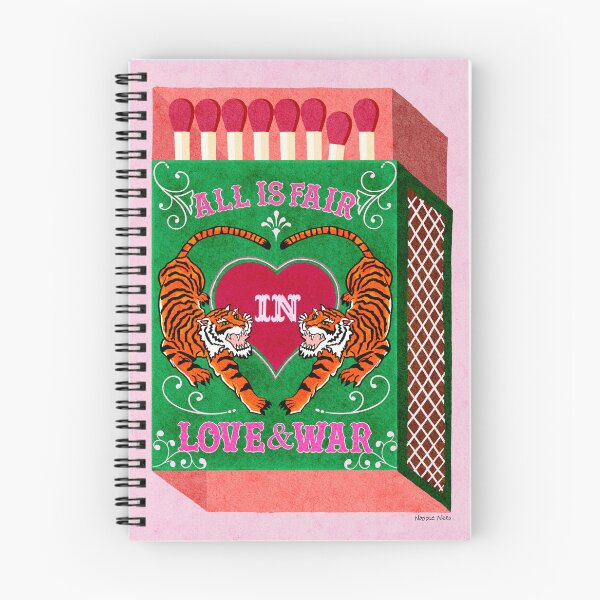 Item preview, All is Fair in Love & War Vintage Matchbox Green Palette with Tiger designed and sold by Noodle Nerd.