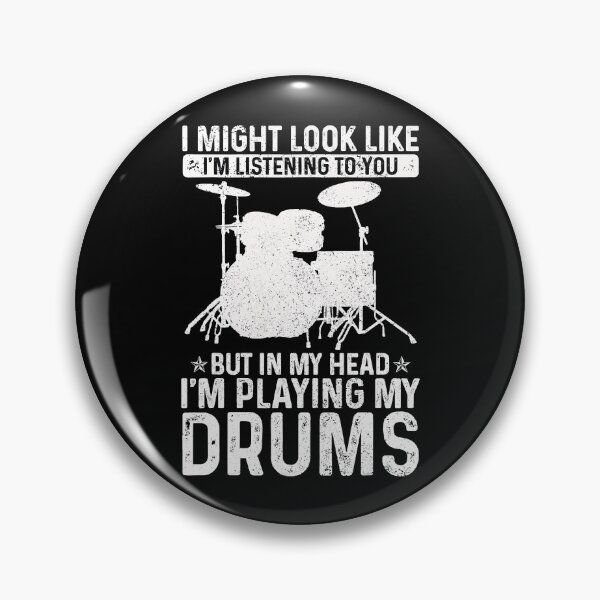 Item preview, I Might Look Like I'm Listening Playing Drums Funny Drummer designed and sold by ericrichard059.