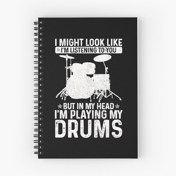 Item preview, I Might Look Like I'm Listening Playing Drums Funny Drummer designed and sold by ericrichard059.