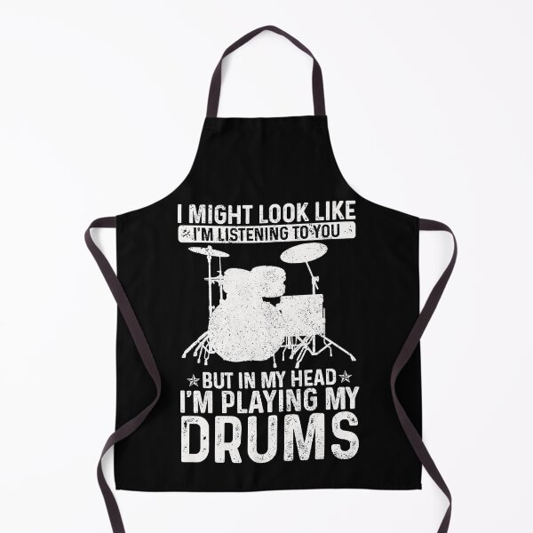 Item preview, I Might Look Like I'm Listening Playing Drums Funny Drummer designed and sold by ericrichard059.