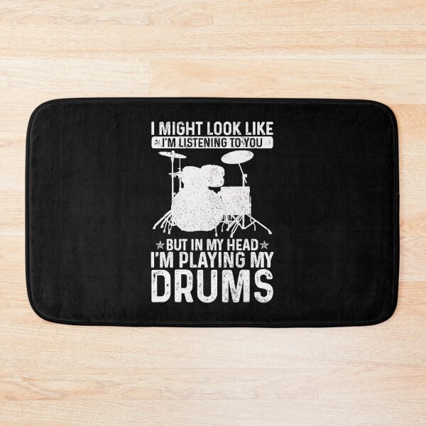 Item preview, I Might Look Like I'm Listening Playing Drums Funny Drummer designed and sold by ericrichard059.
