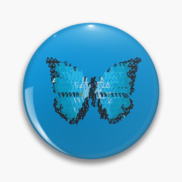 Item preview, Light Blue Butterfly Abstract Art designed and sold by philbraxton.