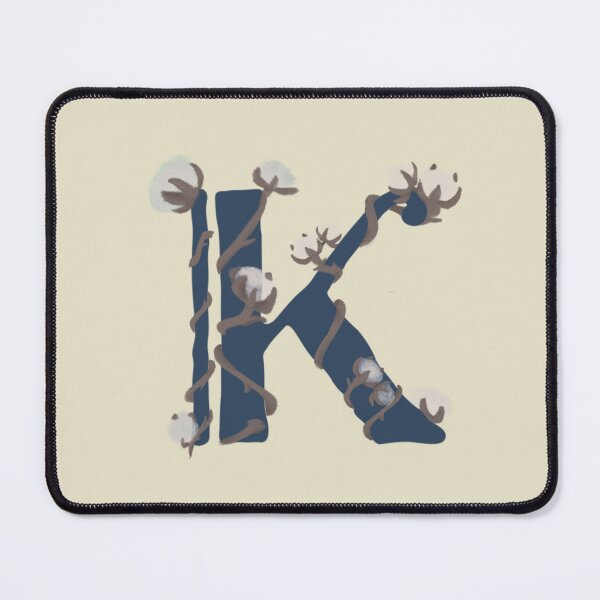 Item preview,  Cotton monogram letter K designed and sold by Maelyn-Couch.