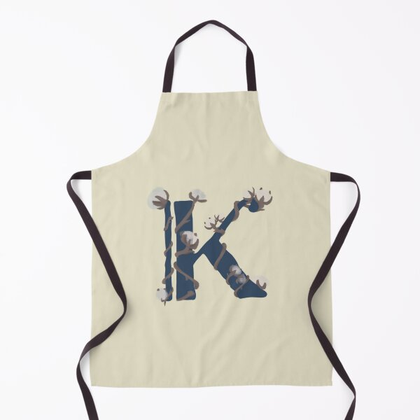 Item preview, Cotton monogram letter K designed and sold by Maelyn-Couch.