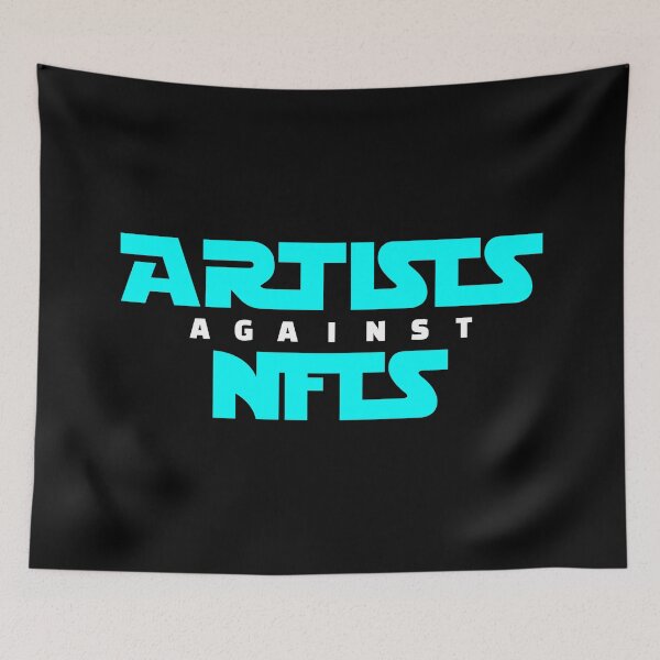 Item preview, Artists Against NFTs Turquoise designed and sold by WPahat.