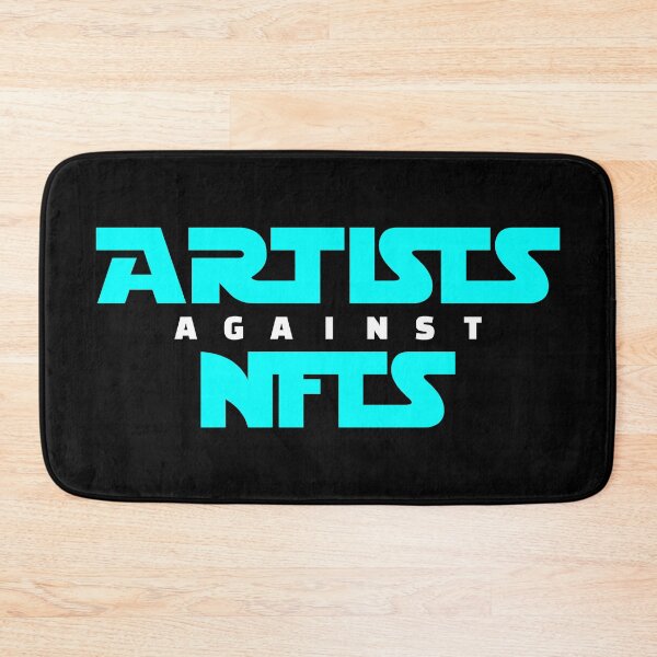 Item preview, Artists Against NFTs Turquoise designed and sold by WPahat.