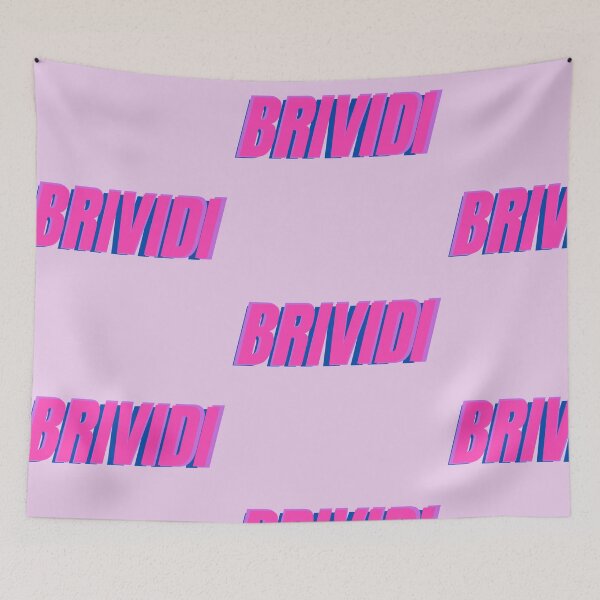 Item preview, BRIVIDI (Brividi, Shivers) Blanco and Mahmood Sanremo pink Eurovision 2022 winner Italy purple glitch designed and sold by alessialexx.