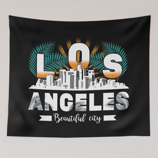 Item preview, Los Angeles skyline - los angeles city hall gift for summer and birthday designed and sold by Desibeau.