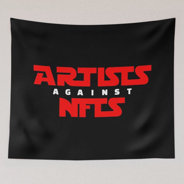 Item preview, Artists Against NFTs Red designed and sold by WPahat.