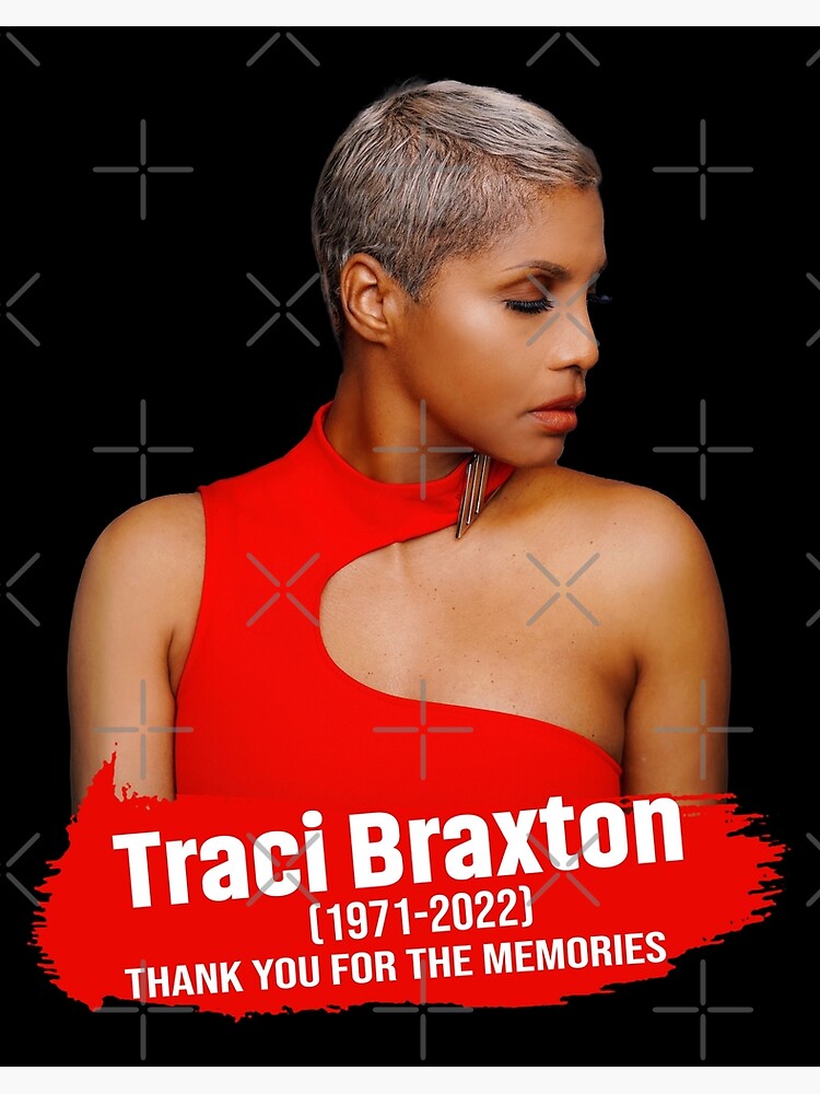 Traci Braxton 1971 2022 Thank You For The Memories Art Board Print
