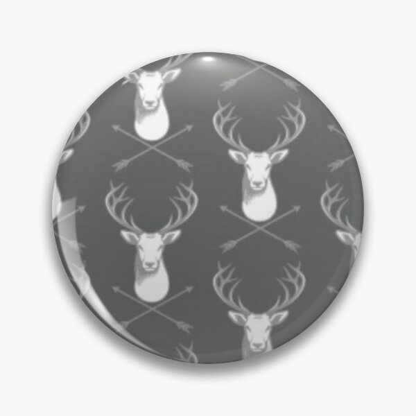 Item preview, White on grey stag designed and sold by Ashtreemeadow.