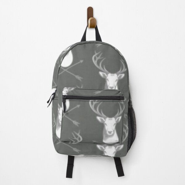 Item preview, White on grey stag designed and sold by Ashtreemeadow.