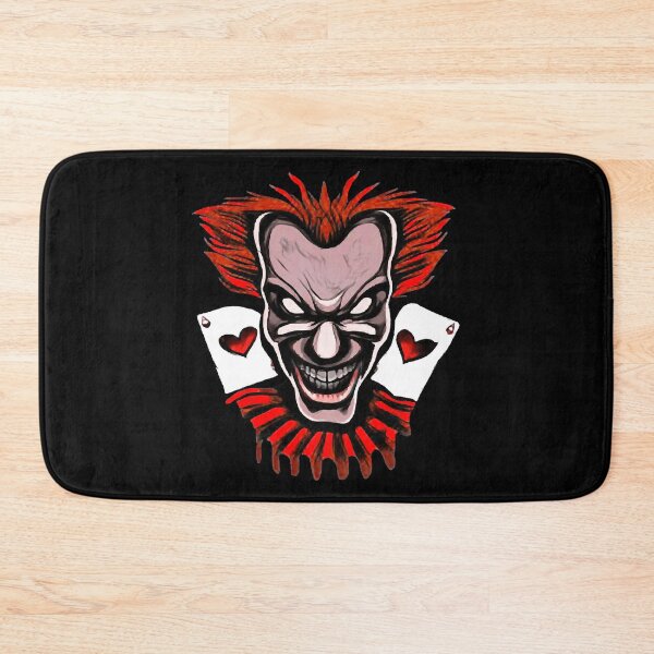 Artikelvorschau, Aufkleber Clown Horror Card Bet Gamble Berüchtigter Krieger entworfen und verkauft von HannahNami.