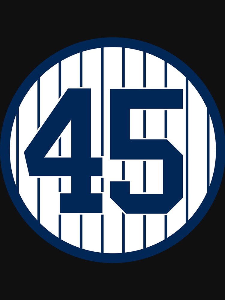 Gerrit Cole 45 Jersey Number Sticker Essential T-Shirt for Sale by  bostoalex5