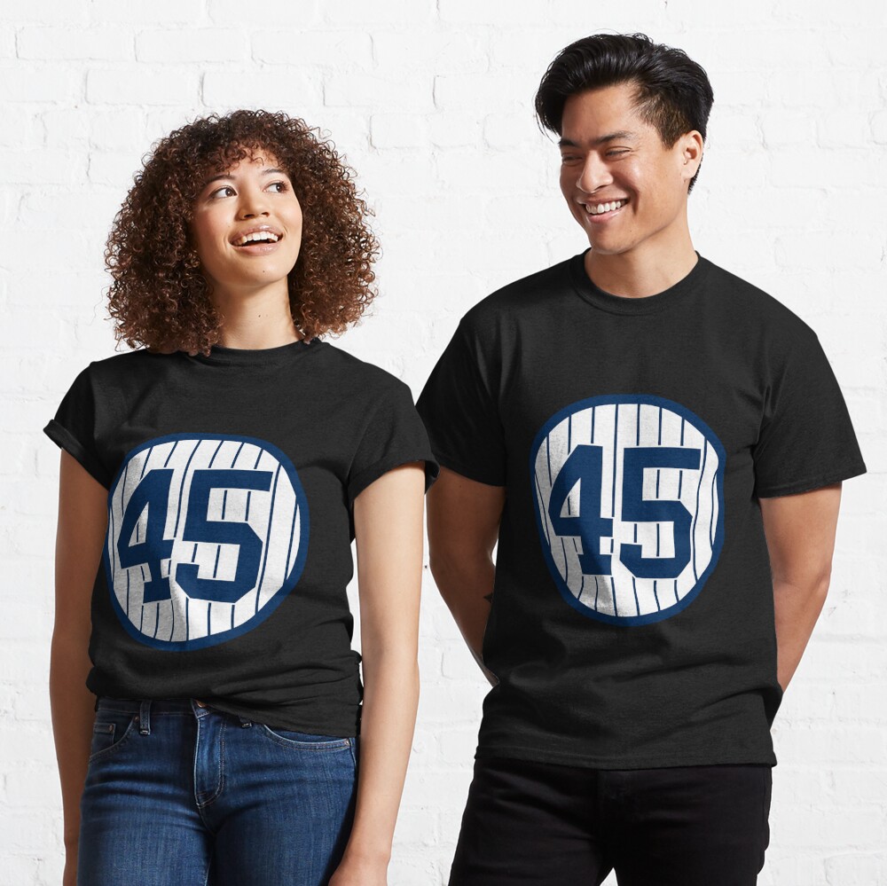 Gerrit Cole 45 Jersey Number Sticker Essential T-Shirt for Sale by  bostoalex5