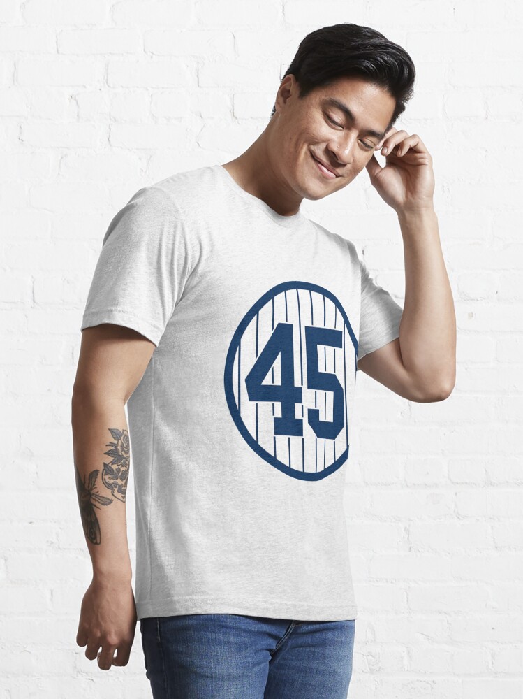 Gerrit Cole 45 Jersey Number Sticker Essential T-Shirt for Sale by  bostoalex5