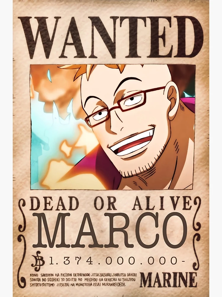WANTED MARCO Poster for Sale by francebarbar