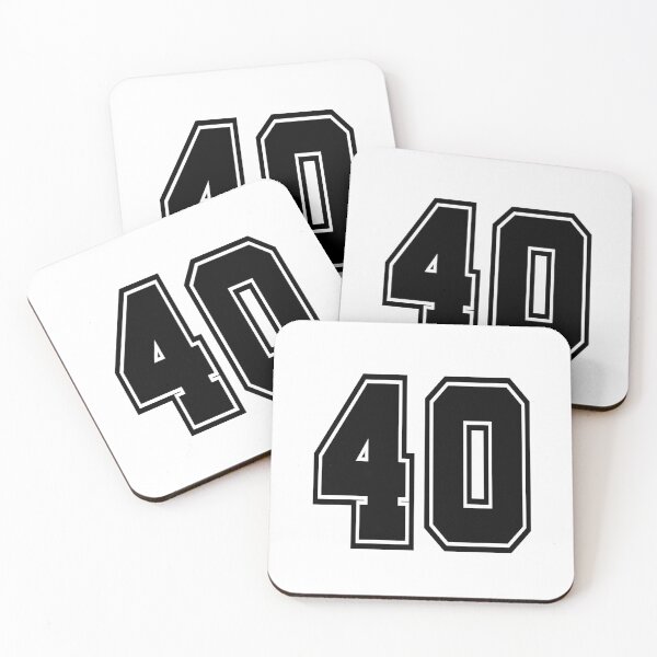 Item preview, 40 jersey number college style designed and sold by GeogDesigns.