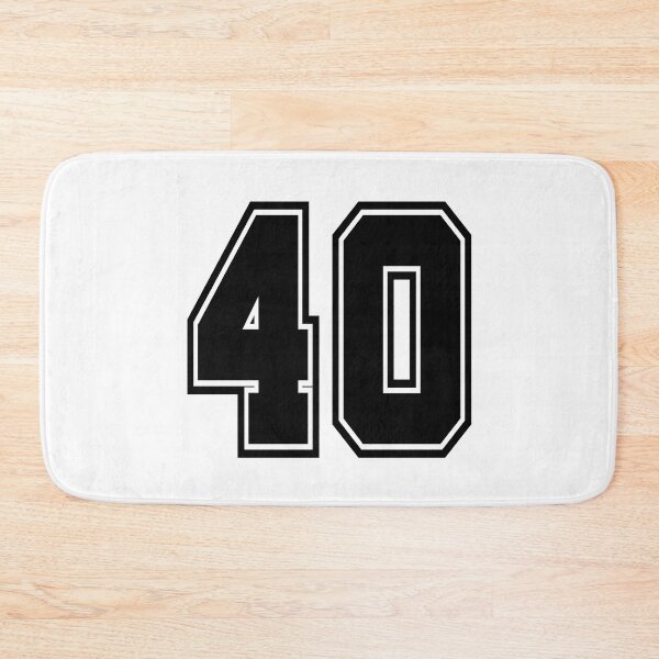 Item preview, 40 jersey number college style designed and sold by GeogDesigns.