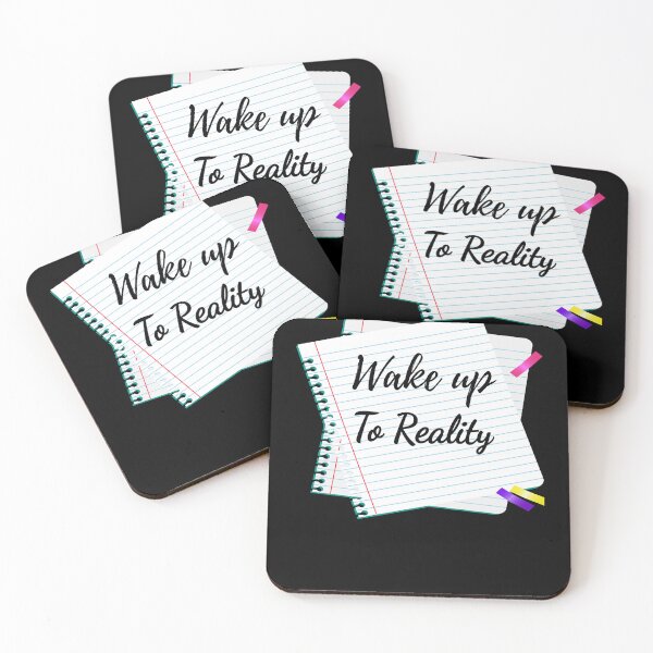 Item preview, Paper wake up to reality word designed and sold by VirginiaFreda5.
