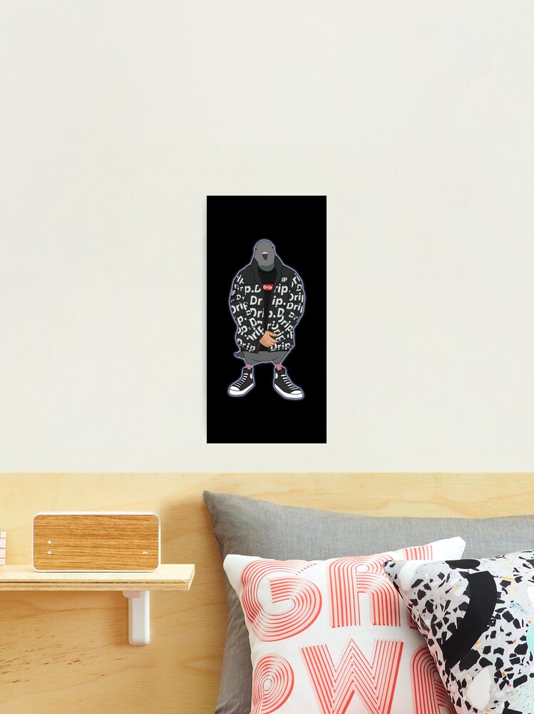 Pigeon Drip Jacket Meme Art Board Print for Sale by Rzera